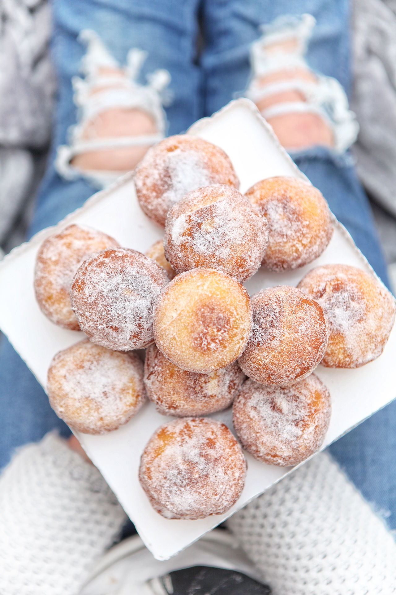 Pączki z Masłem Orzechowym